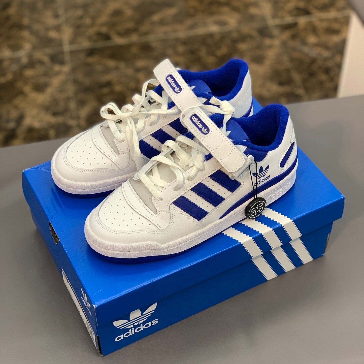Adidas Forum Low White Royal Blue