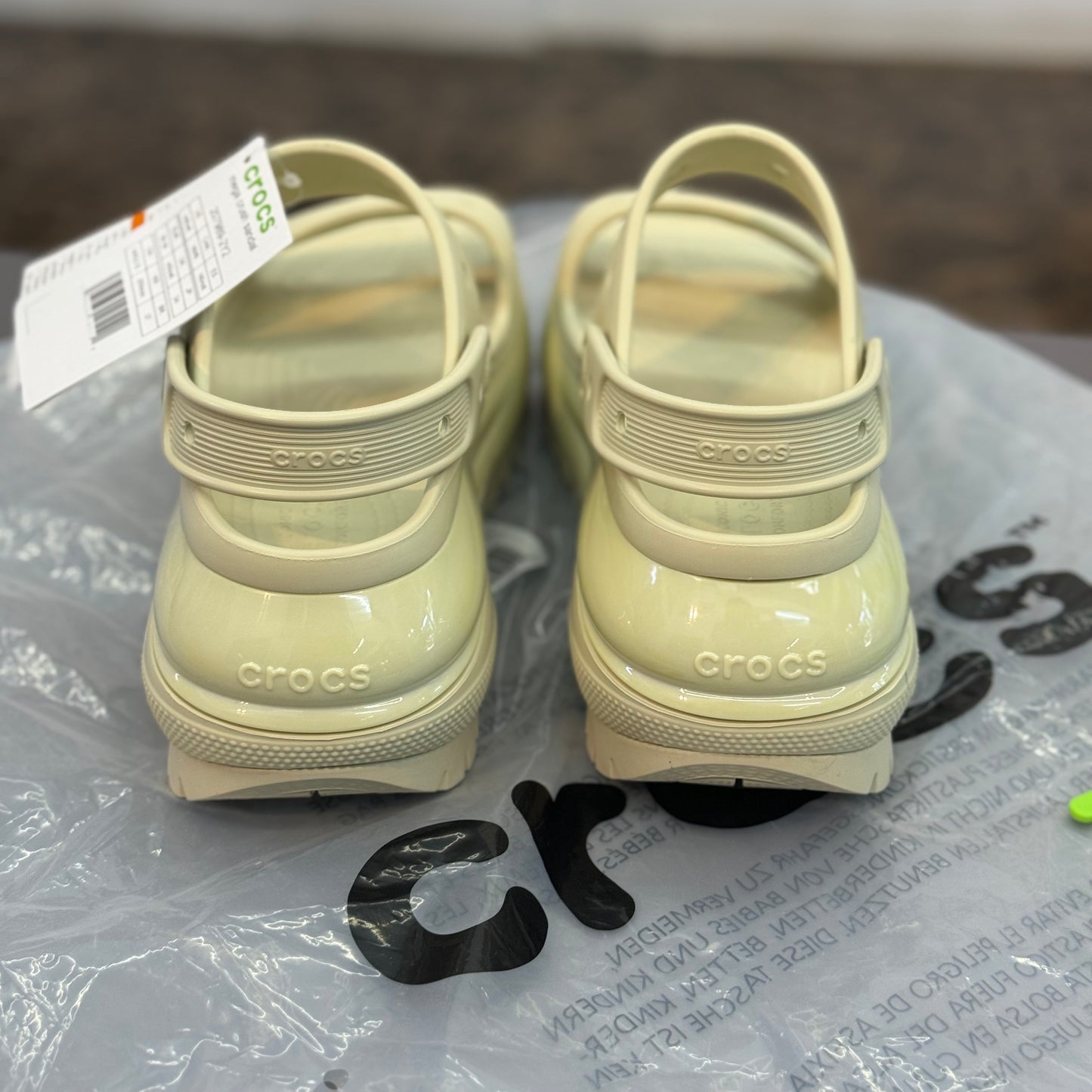 Crocs Mega Crush Sandal Bone