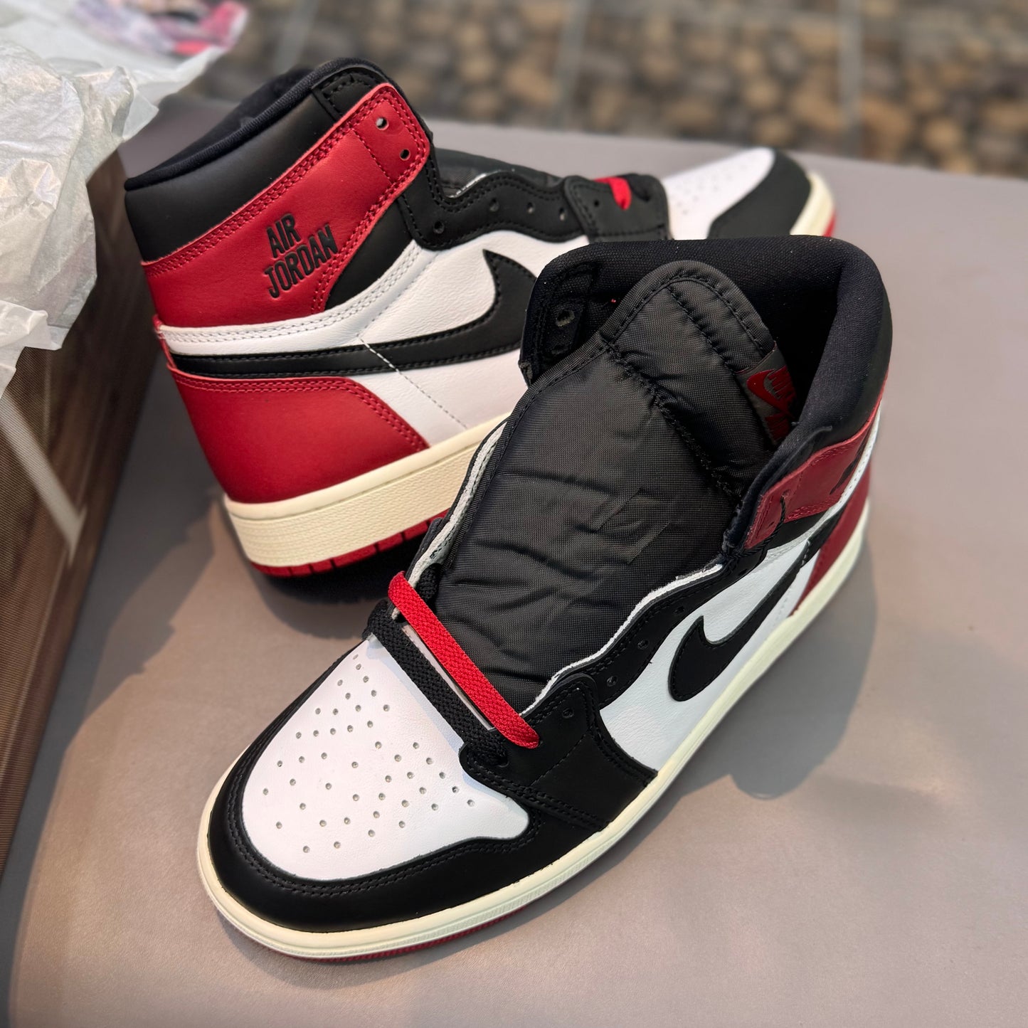 Nike Jordan 1 High OG Black Toe Reimagined