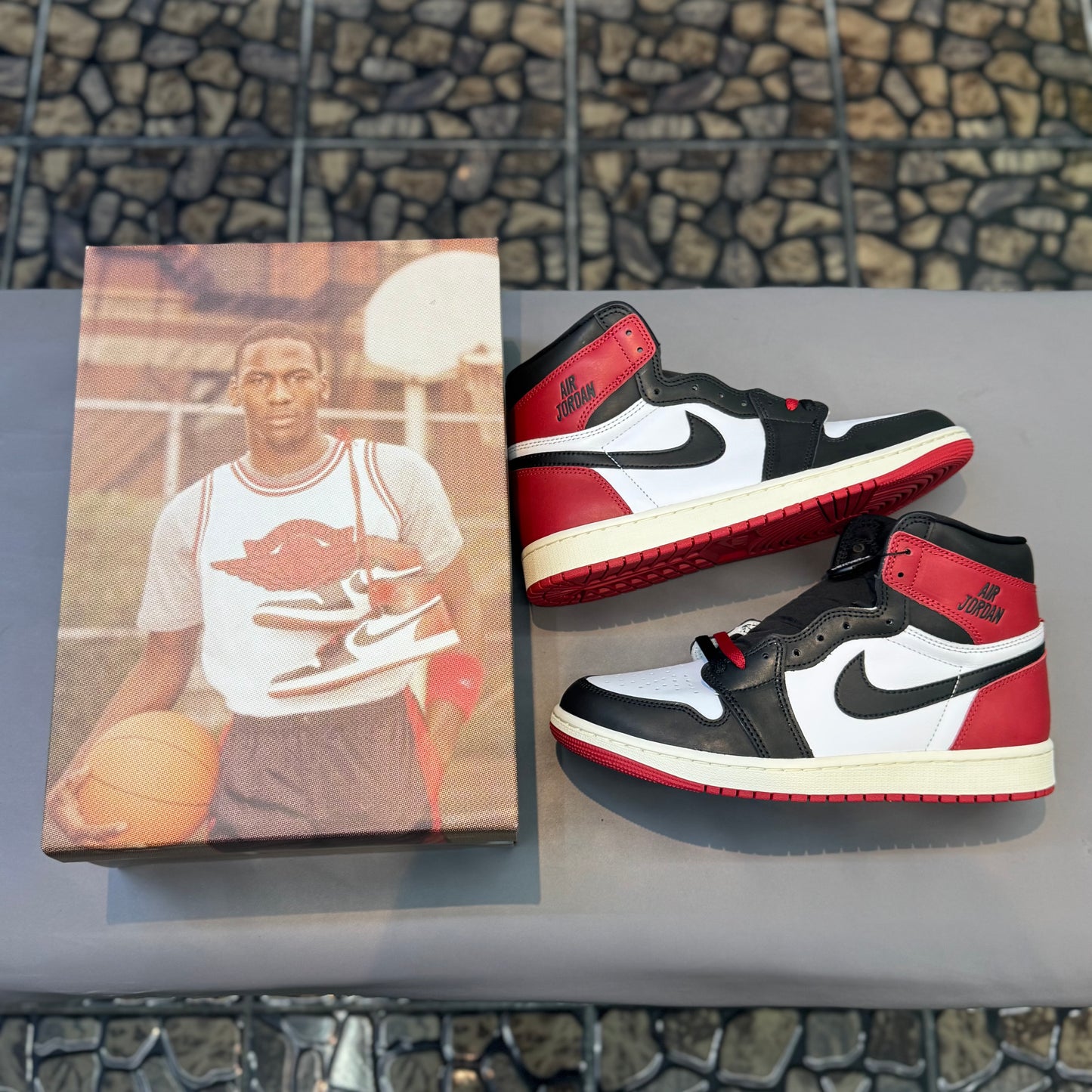 Nike Jordan 1 High OG Black Toe Reimagined