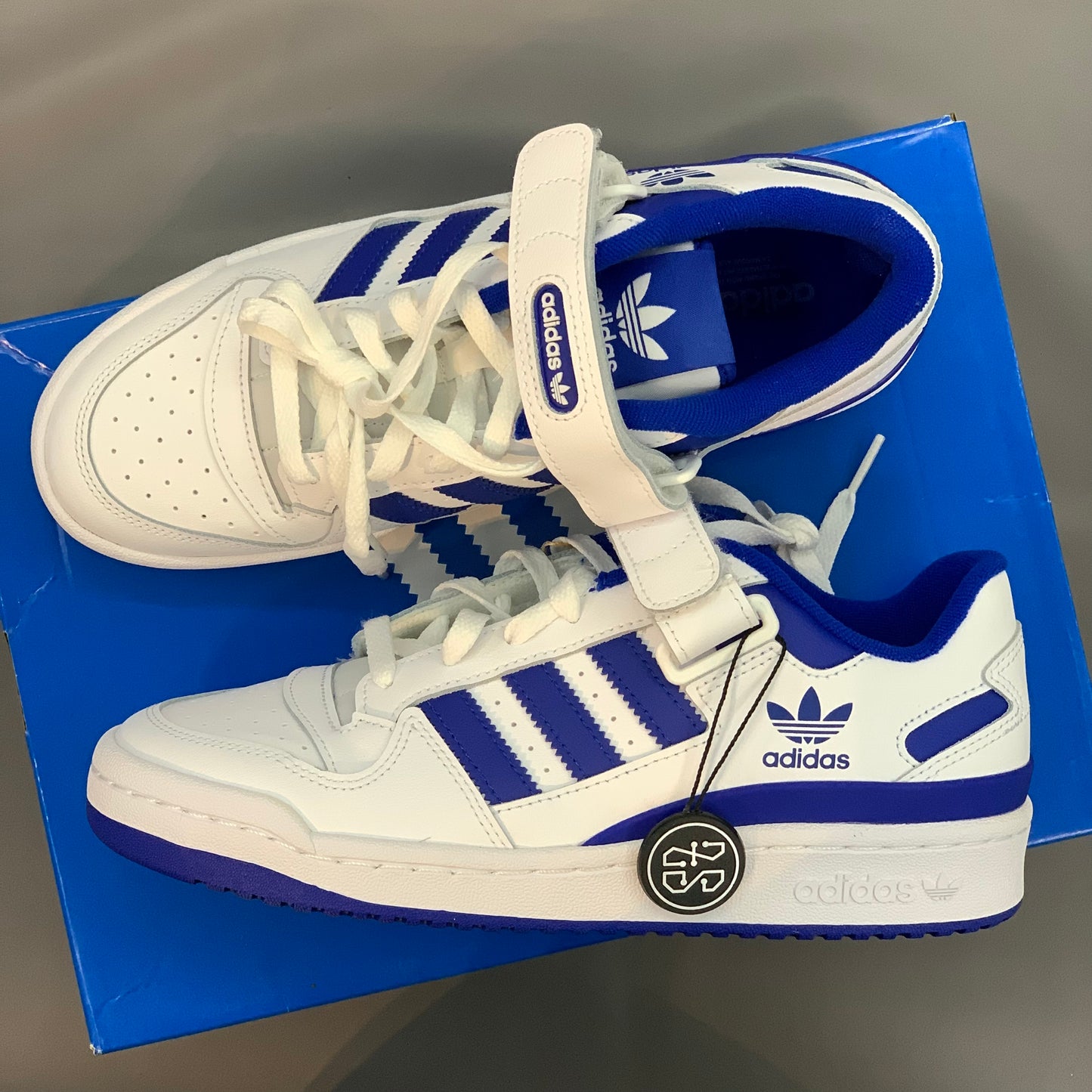 Adidas Forum Low White Royal Blue