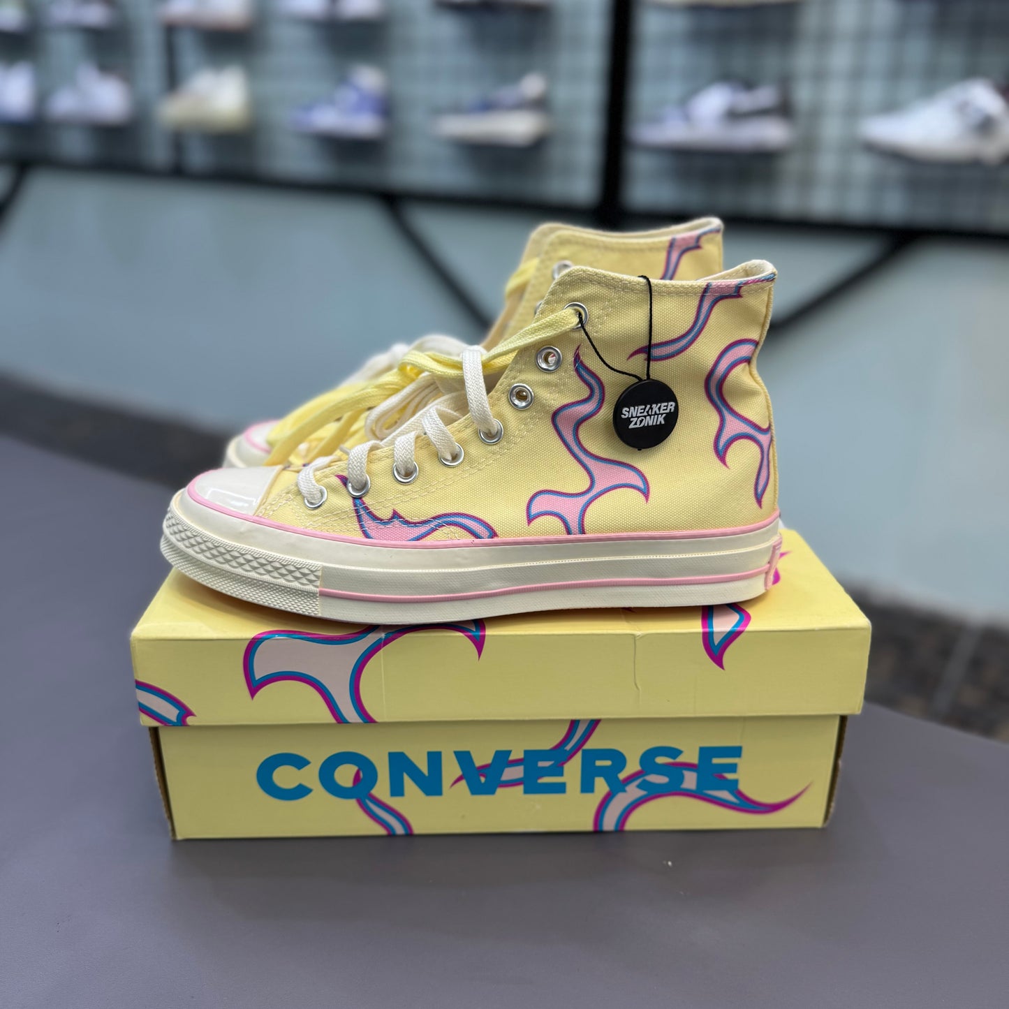 Converse X Golf Le Fleur Chuck Taylor 70 Yellow Flame