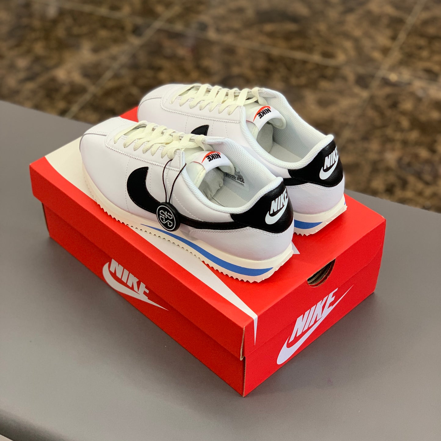 Nike Cortez White Photo Blue