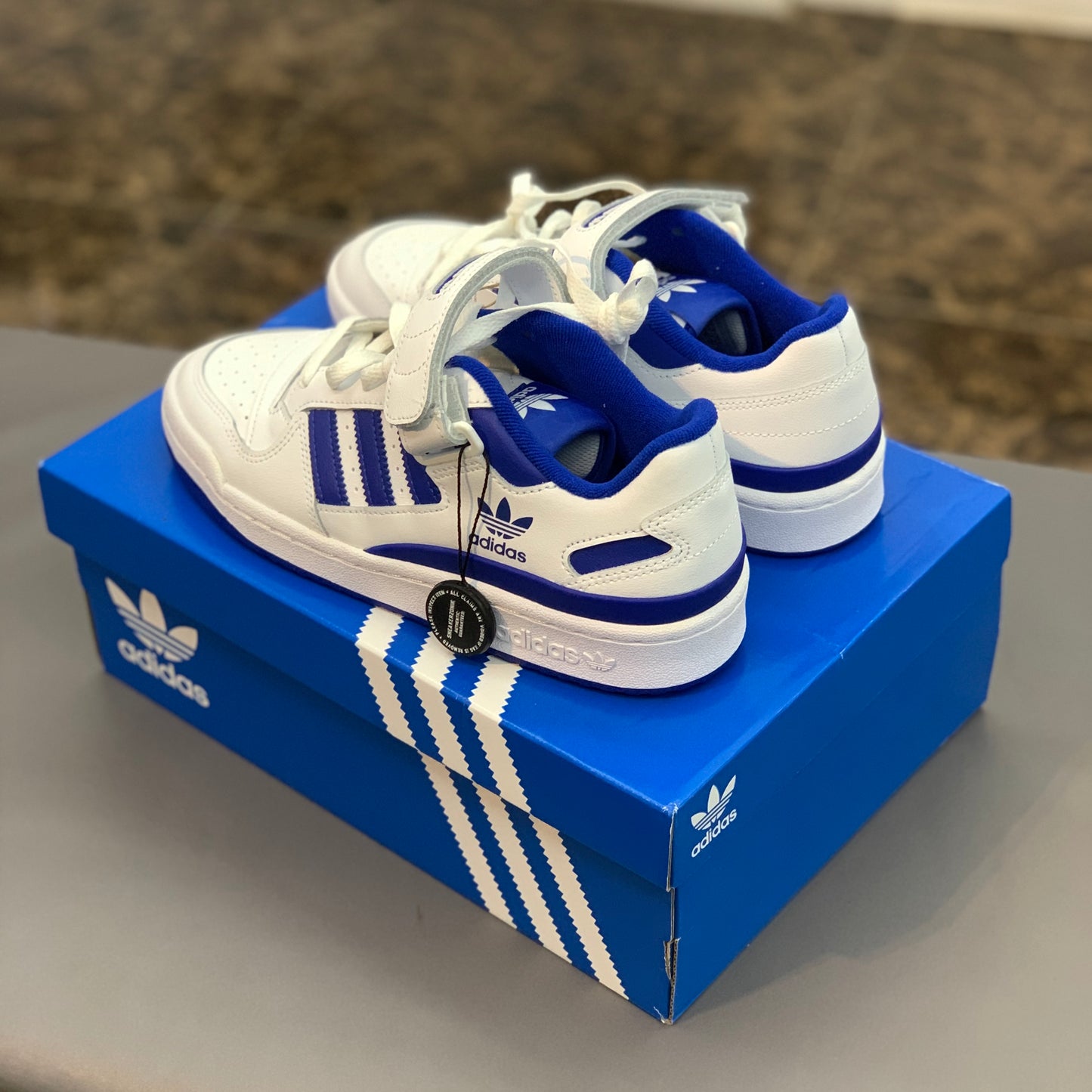 Adidas Forum Low White Royal Blue