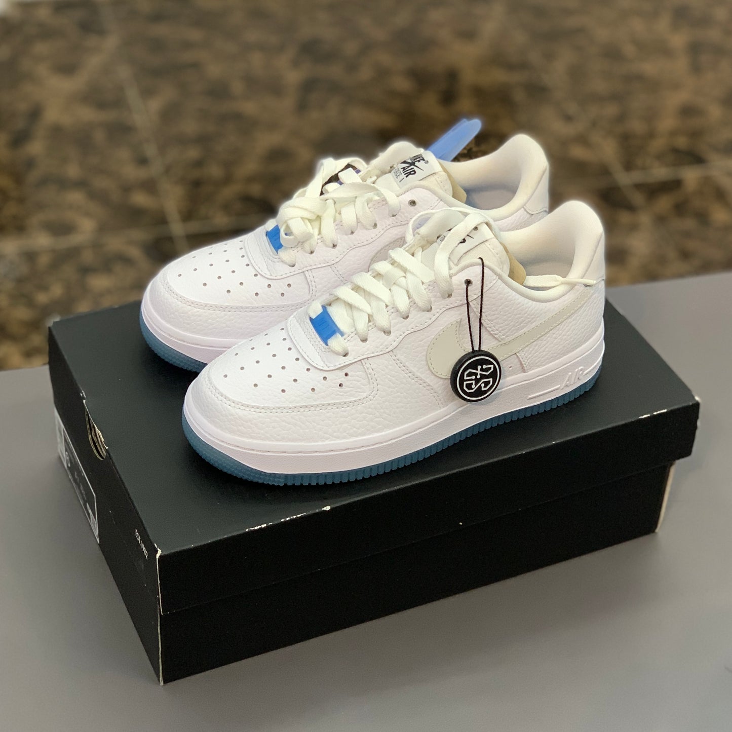Nike Air Force 1 UV reactive Swoosh
