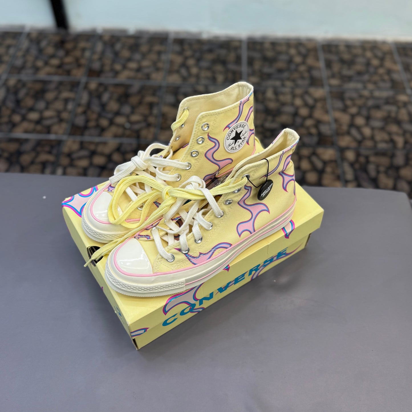 Converse X Golf Le Fleur Chuck Taylor 70 Yellow Flame
