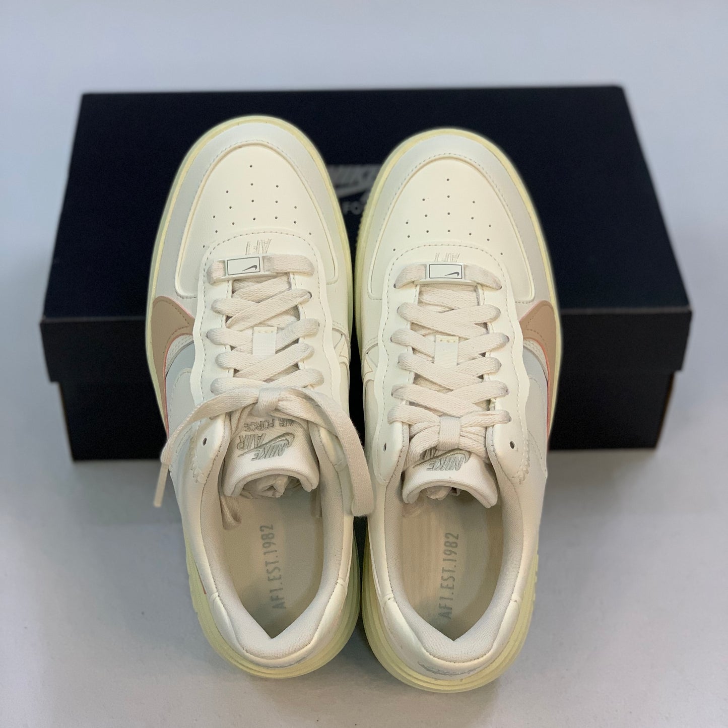 Nike Air Force 1 PLT.AF.ORM Sail Arctic Orange