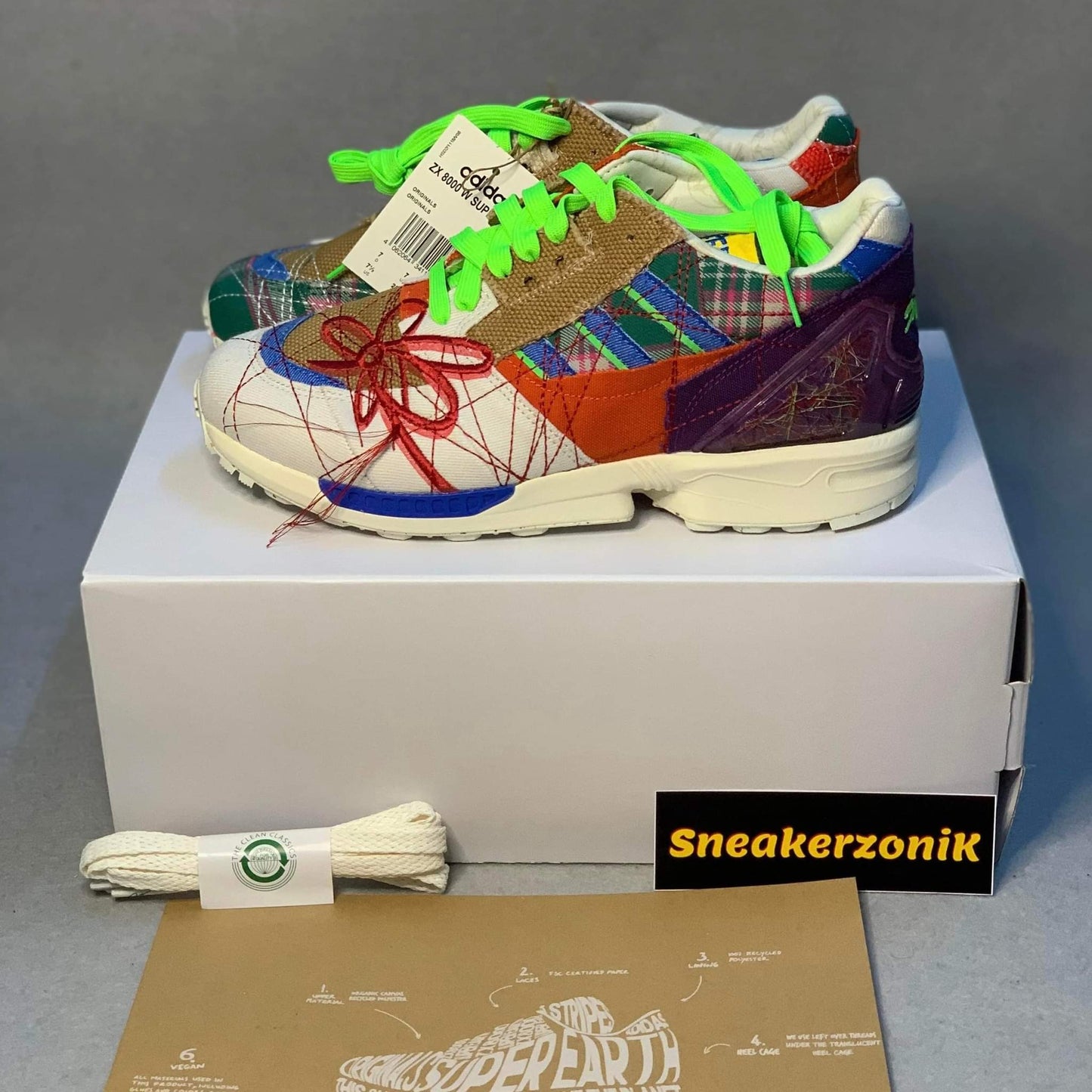 Adidas X Sean Wotherspoon ZX 8000 Super Earth