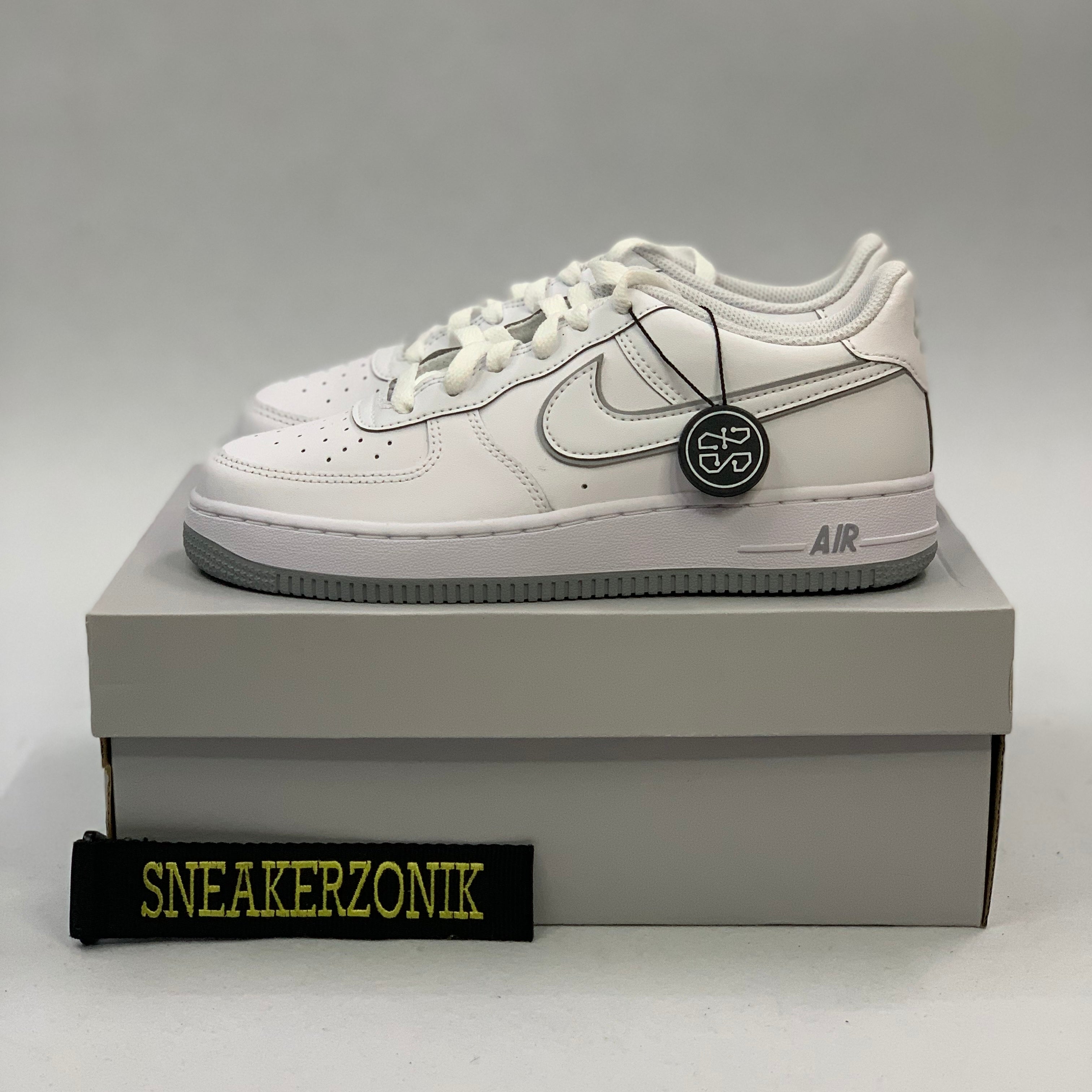 Nike Air Force Low White Wolf Grey (GS) – sneakerzonik