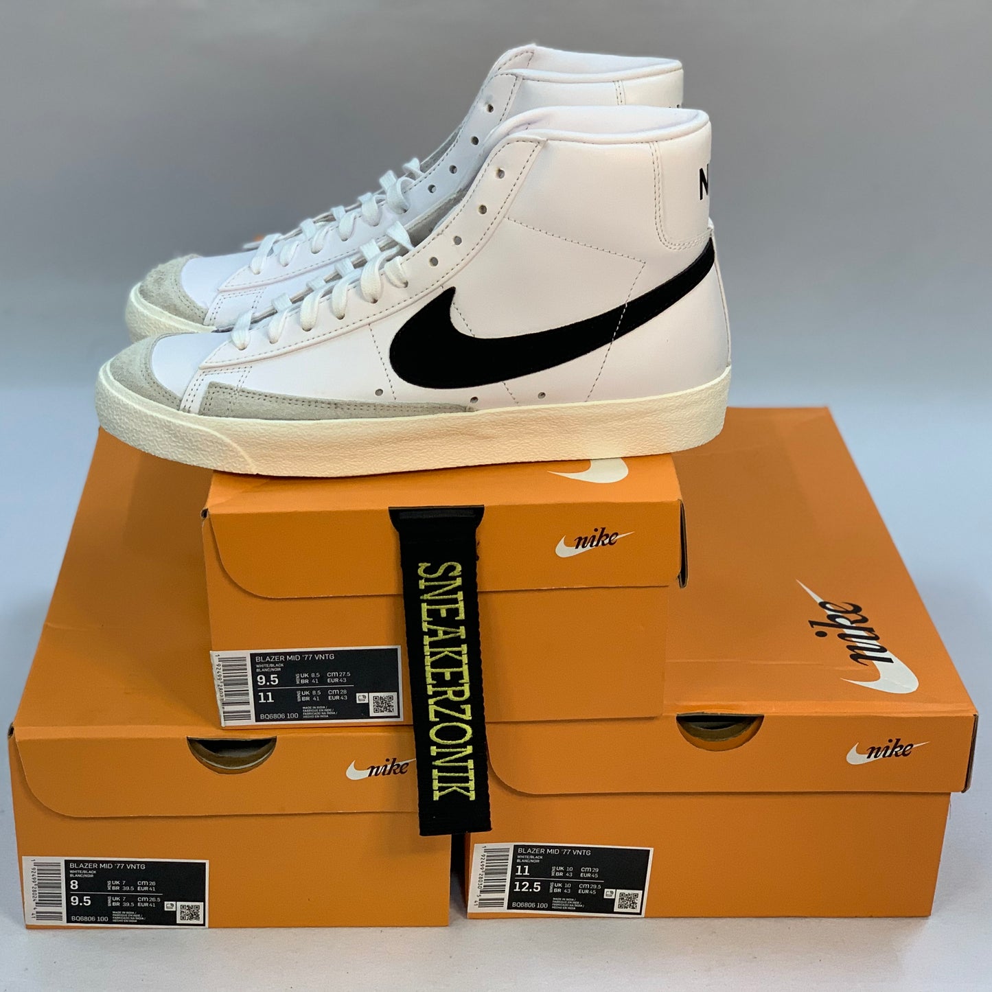 Nike Blazer Mid’77 Vintage White black