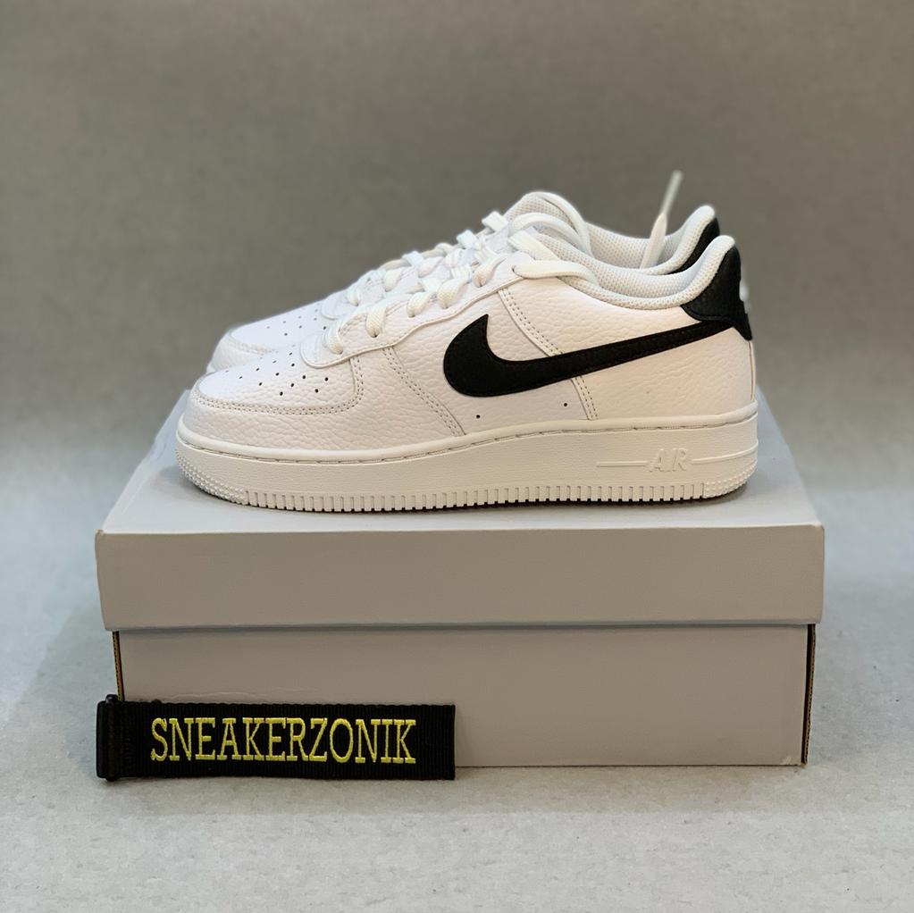 Nike Air Force 1 White / Black (GS) - sneakerzonik