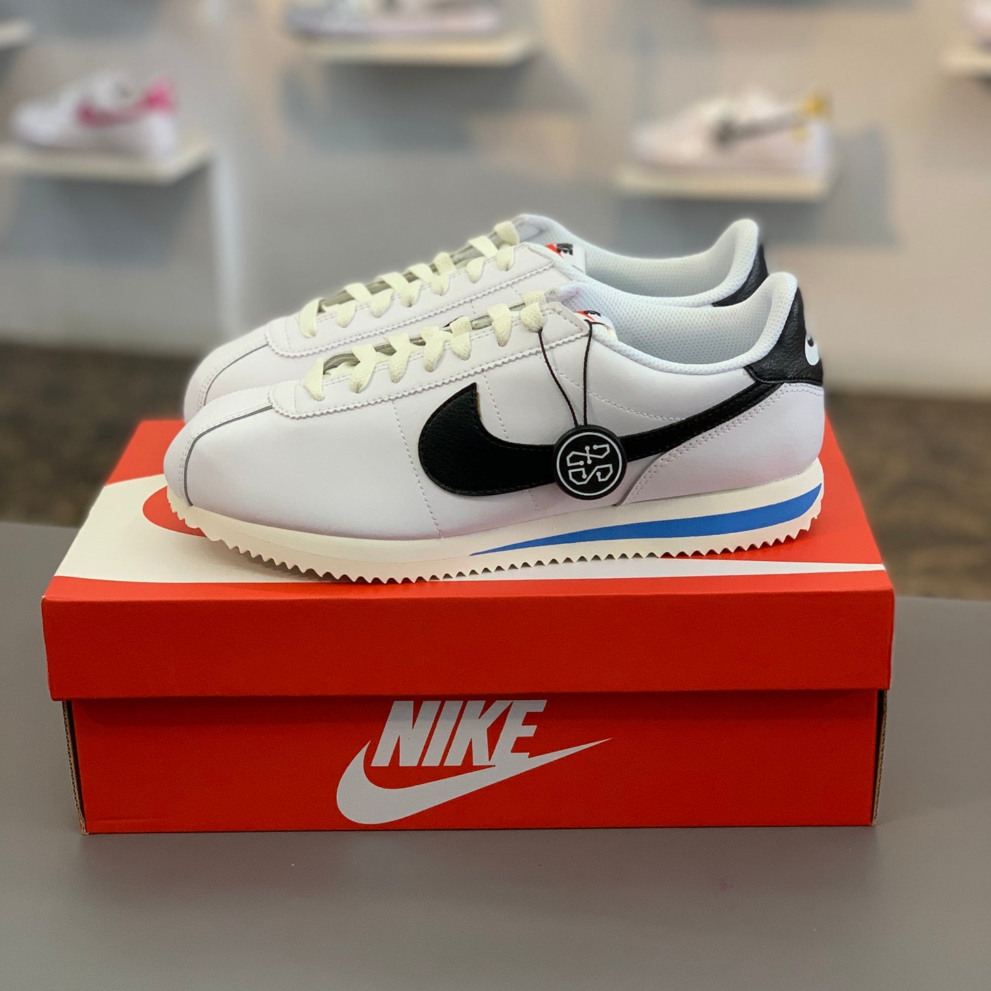Nike Cortez White Photo Blue