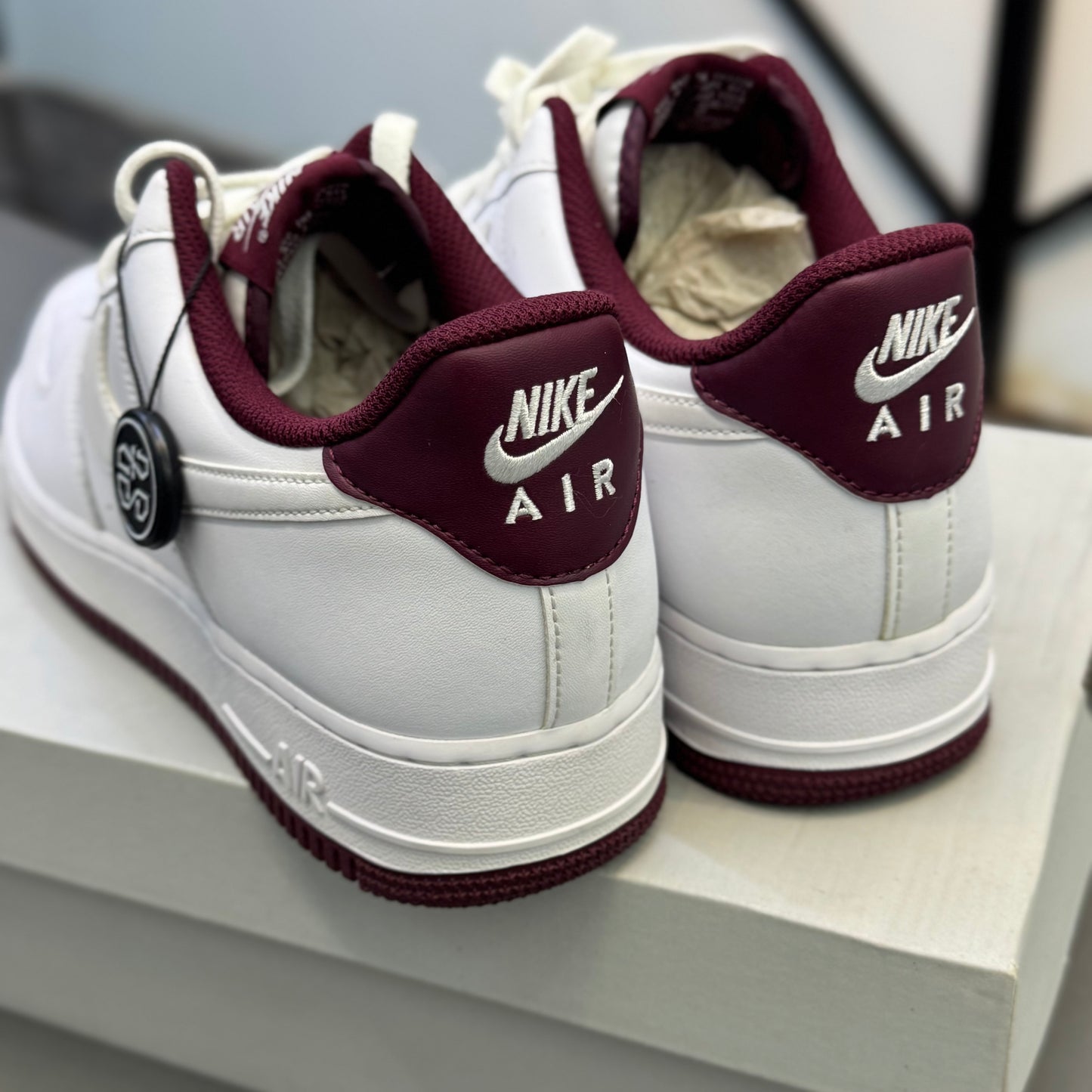 Nike Air Force 1 White Beetroot