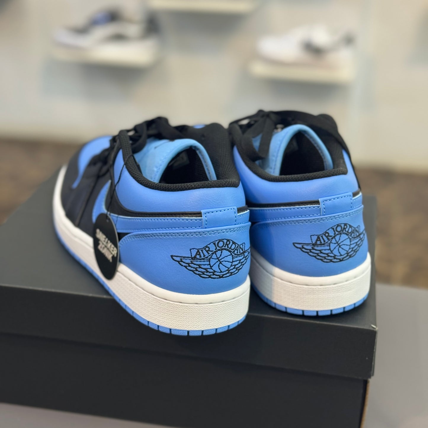 Jordan 1 Low Black University Blue