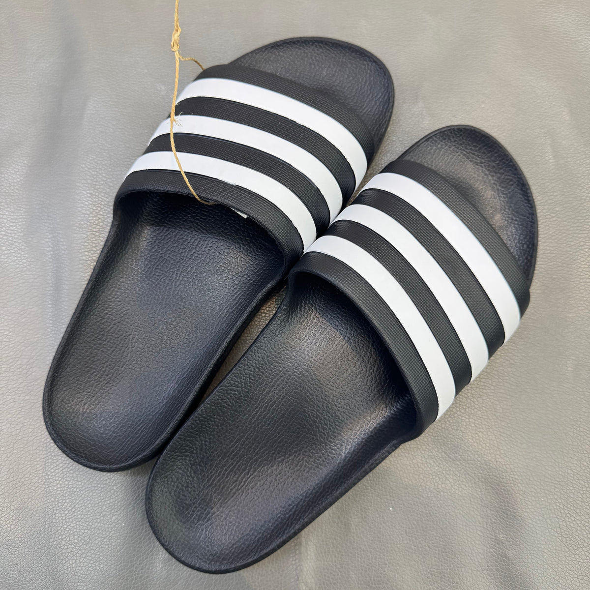 Adidas Aqua Slide White Black