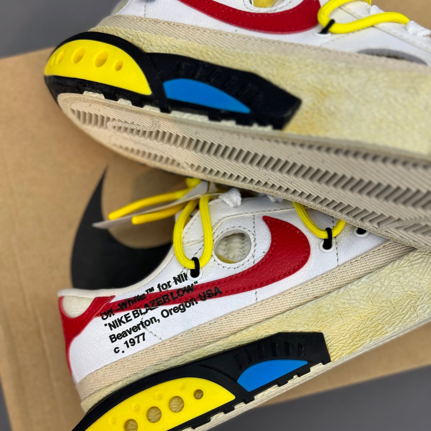 Nike Blazer Low Off-White University Red