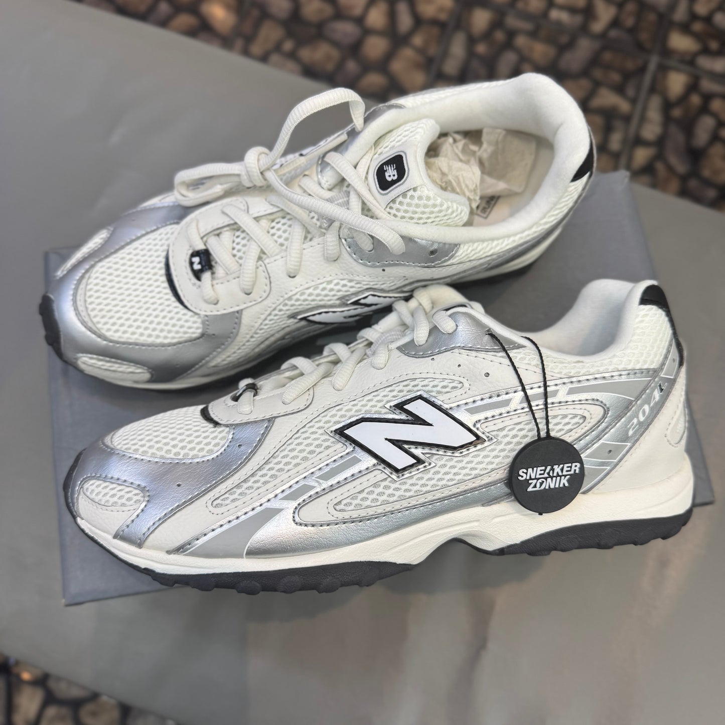 New Balance 204L Lace White Grey Matter