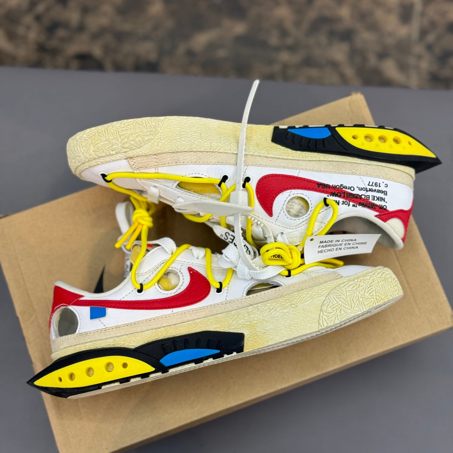Nike Blazer Low Off-White University Red