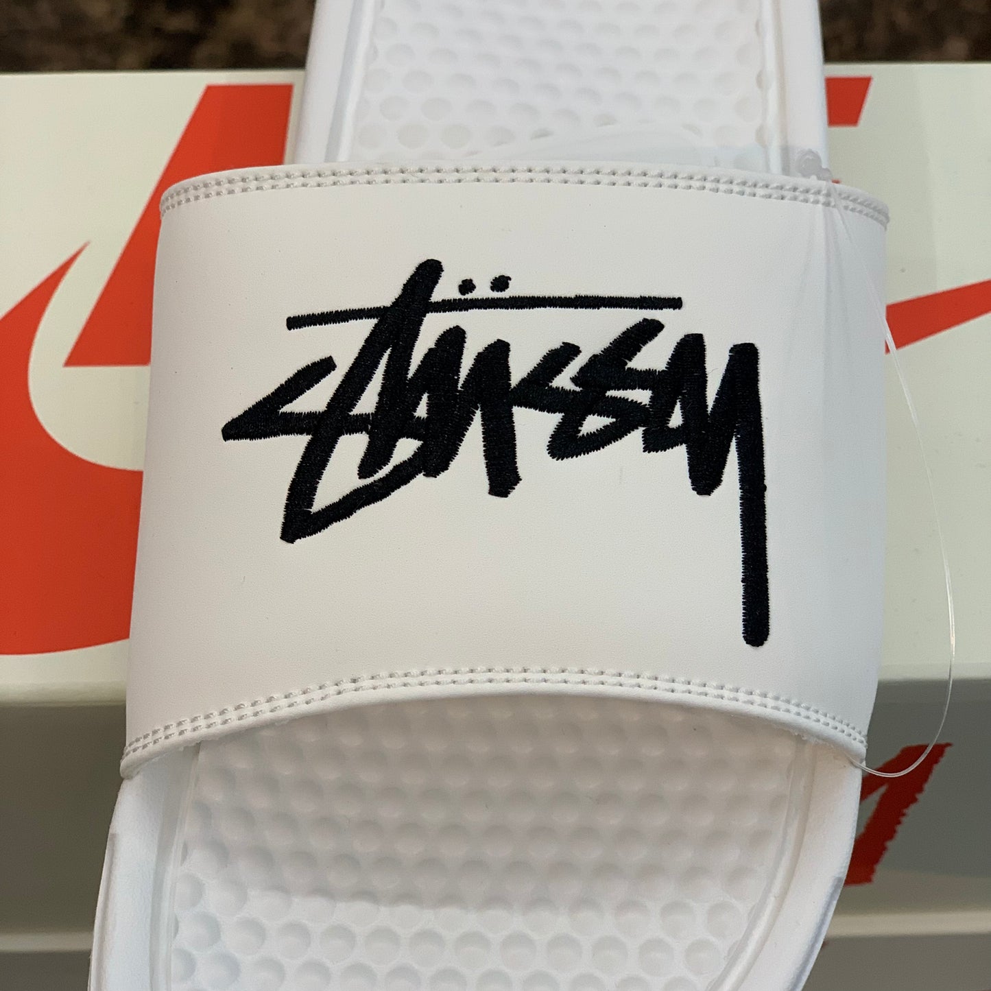 Nike X Stussy Benassi Cream