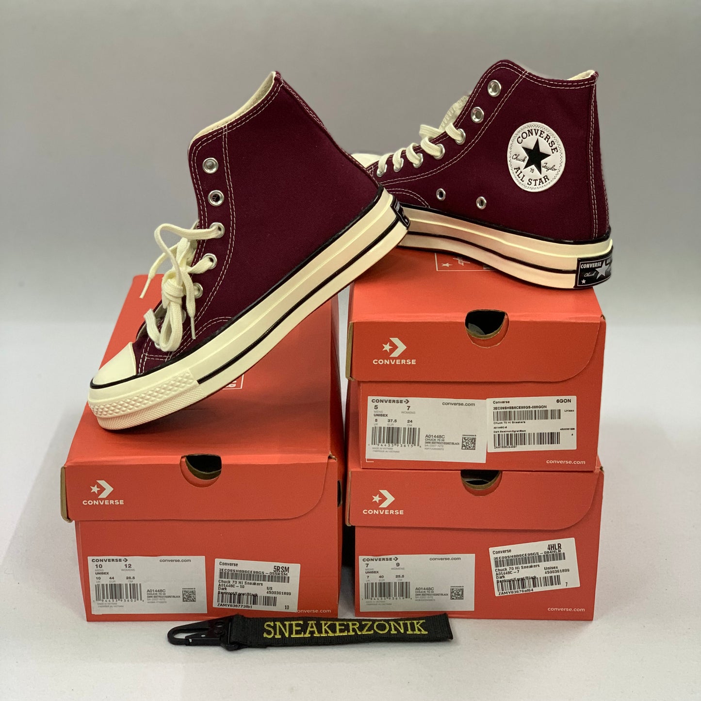 Converse Chuck Taylor 70 High Dark Burgundy