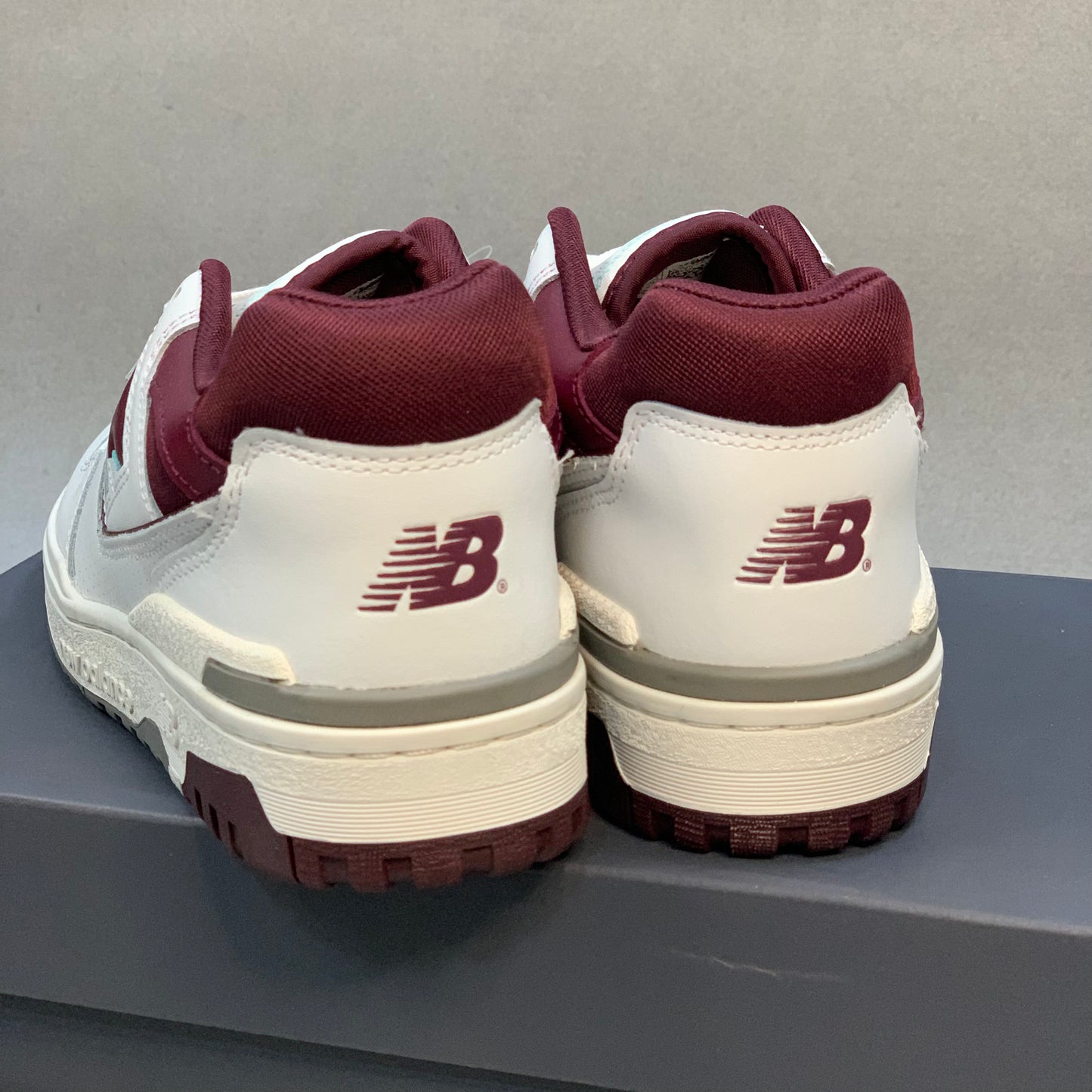 New Balance 550 Burgundy Cyan