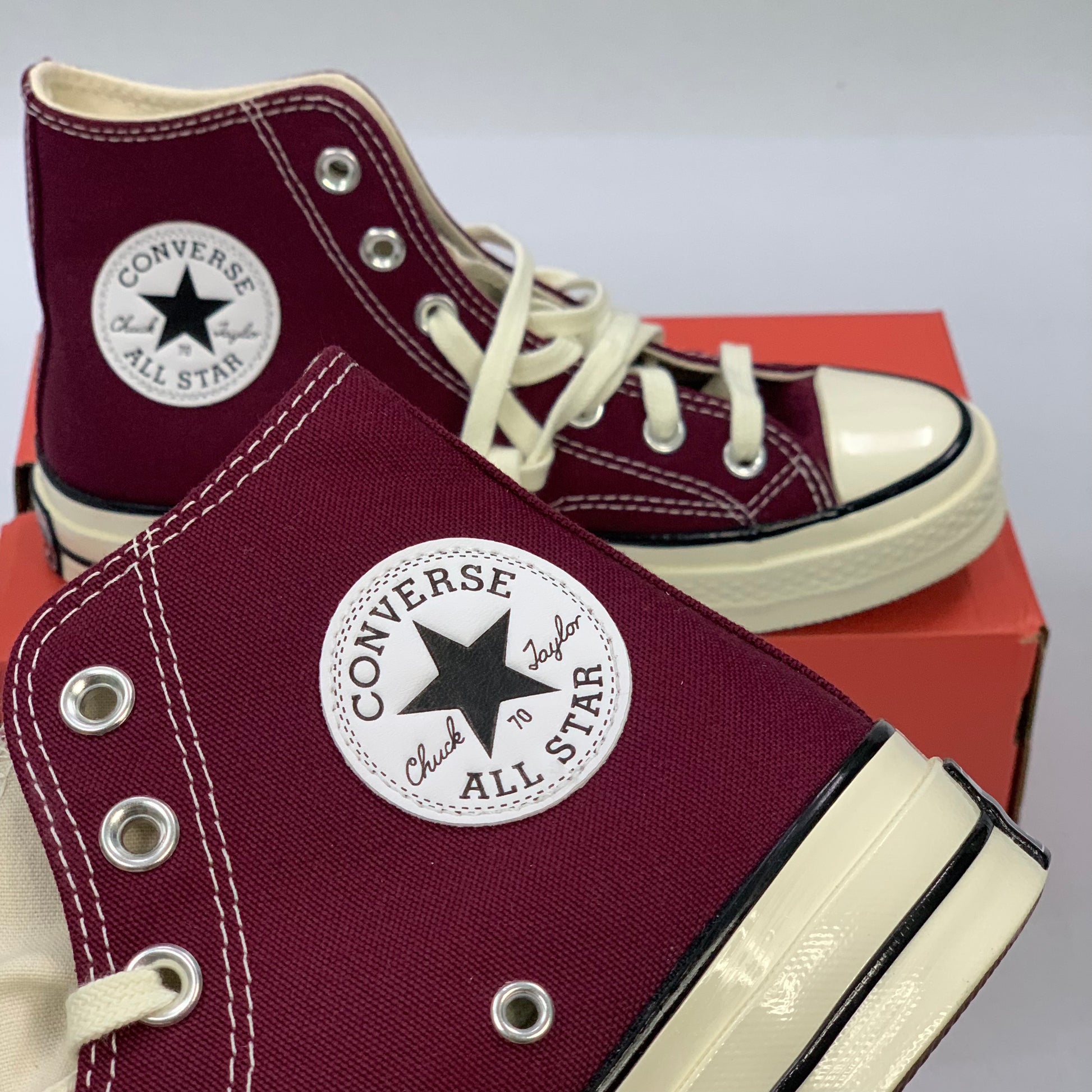 Converse top 70s maroon