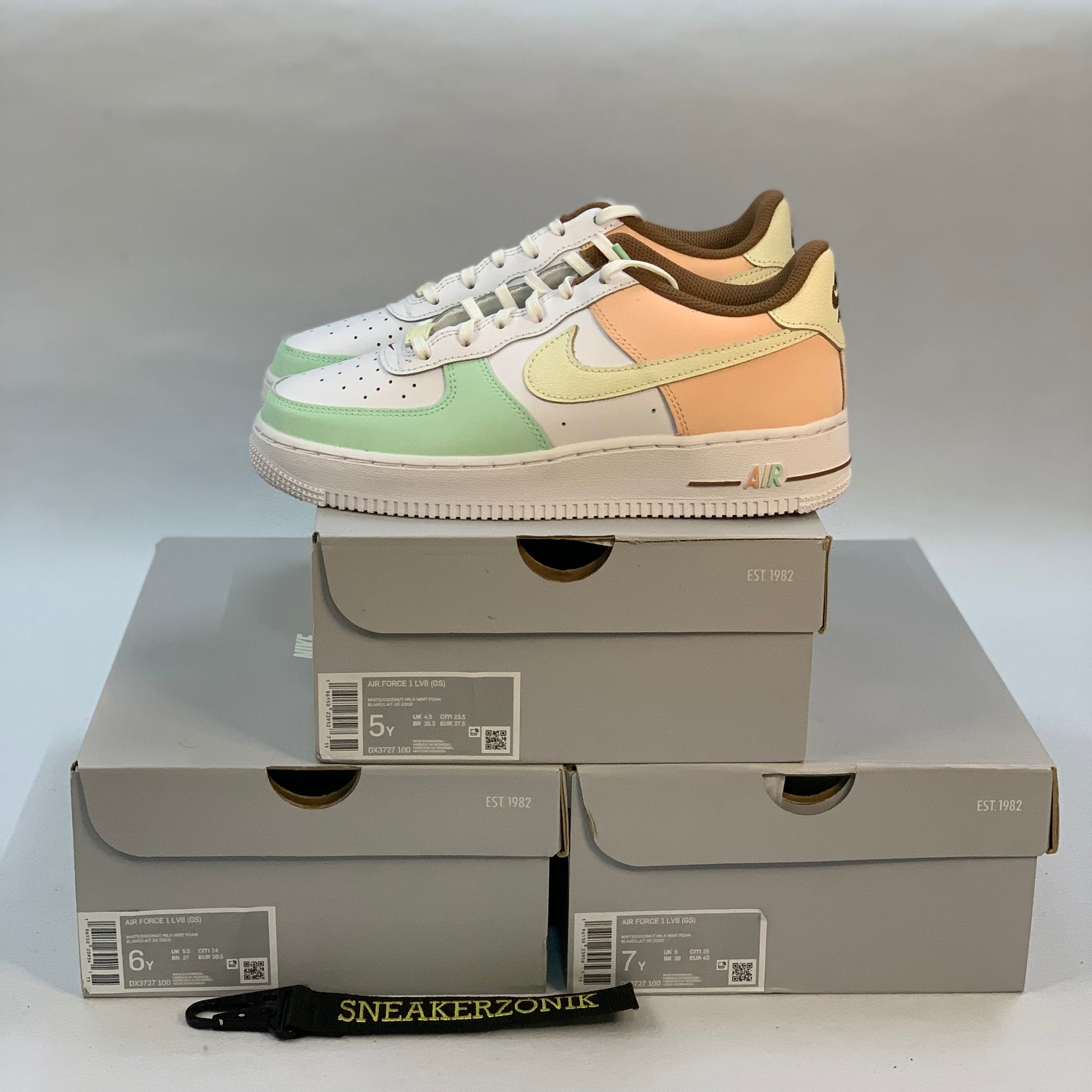 Nike Air Force 1 Low LV8 Ice Cream GS 7Y / Women's Size 8.5 DX3727