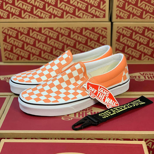 Vans Checkerboard Slip-on Cadmium Orange - sneakerzonik