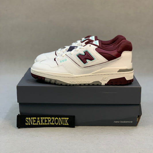 New Balance 550 Burgundy Cyan